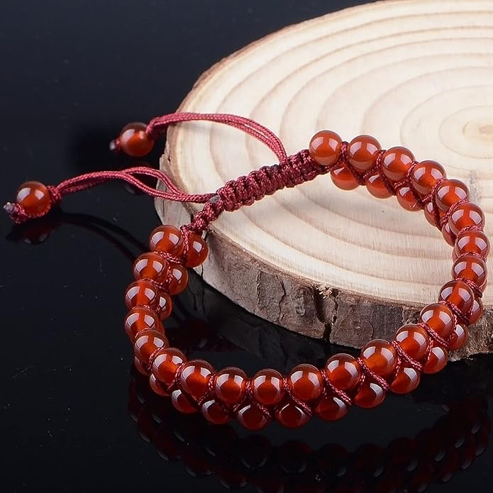 MASSIVE BEADS Double Layer Natural Chakra Healing Power Crystals Macrame Bracelet Yoga Stone Beads Gemstone Meditation Relax Anxiety Bangle for Unisex Women Men