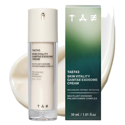 Skin Vitality Gamtae Exosome Cream – Sea Plant Exosome & Phlorotannin Complex – Hydrating, Soothing, Balance & Radiance – Korean Face Cream & Moisturizer 1.01 fl oz