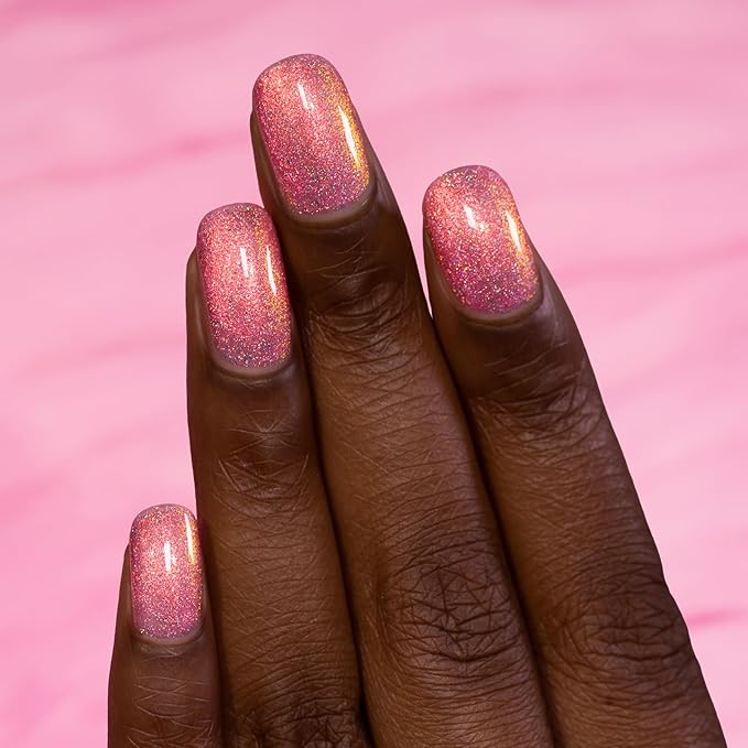 ILNP Sweet Tooth - Cotton Candy Pink Shimmer Nail Polish