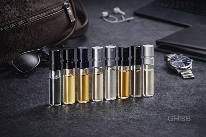 Men’s Cologne Sample Discovery Set – Top Designer High-End Luxury Fragrance Mini Vial Sampler | Random Assortment Travel Gift Pack for Husband, Dad, Boyfriend – Holiday & Party Gift (12 Pieces)
