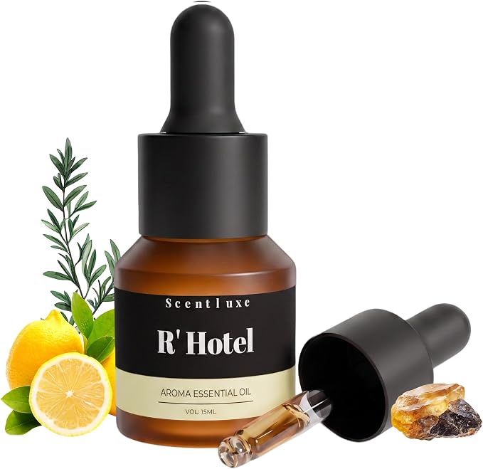 R' Hotel Diffuser Oil - Inspired by Ritz Carlton New York Scent Diffuser Oil for Home Premium Fragrance Oil for Ultrasonic and Waterless Diffusers and Crafting - 15 mL