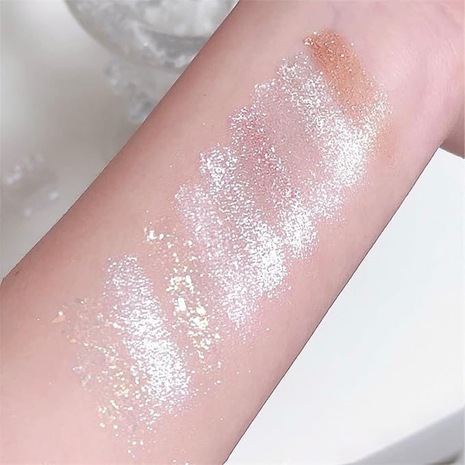 Erinde 9 Colors Eyeshadow Palette, Matte Shimmer Glitter Eye Shadow Palette Makeup, Highly Pigmented Long Lasting Waterproof, Colorful Sequins Sparkle Eyeshadow Makeup Pallet