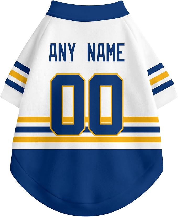 Buffalo Dog Clothes Personalized Pet T Shirt for Dogs Gift | Custom Name Number Jersey Style Pet Shirt for Dog