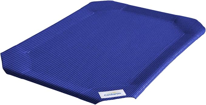 The Original Coolaroo Elevated Pet Bed Replacement Cover, Large, Aquatic Blue