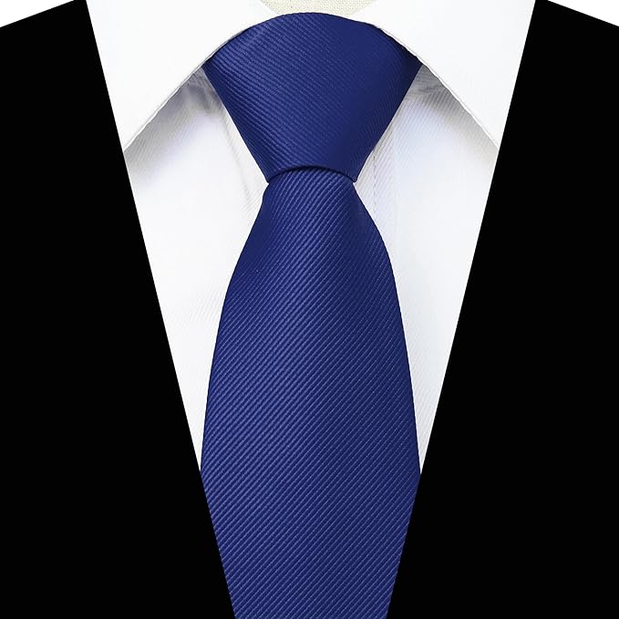 JEMYGINS 3.15“Solid Color Pre-tied Adjustable Necktie for Business and Wedding