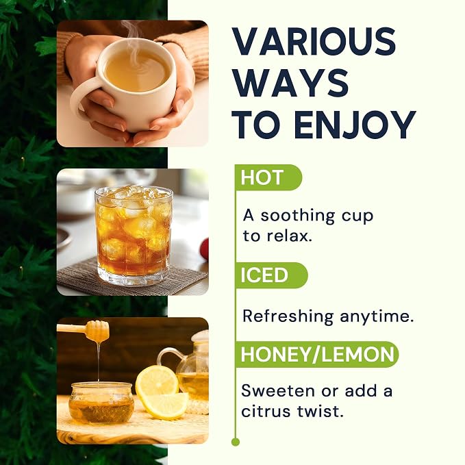 Soursop Leaf Herbal Tea (Graviola) - Caffeine & Sugar Free, 80 Teabags