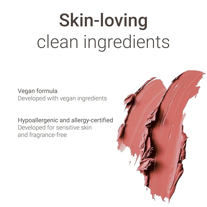 Sandstone Scandinavia Intense Care Lipstick - a hypoallergenic, gluten free, caring formula, with active and moisturizing ingredients. (43 Barely There, 3,5 g)