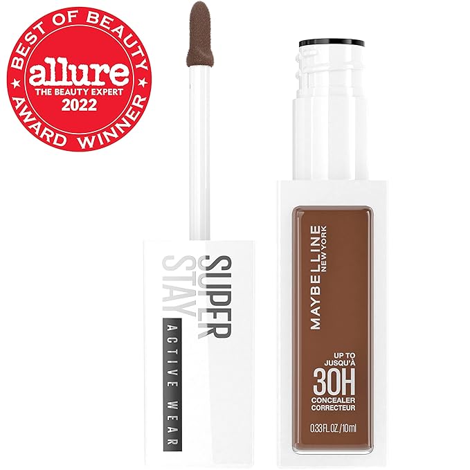Maybelline Super Stay Liquid Concealer Makeup, Full Coverage Concealer, Up to 30 Hour Wear, Transfer Resistant, Natural Matte Finish, Oil-free, Available in 16 Shades, 70, 1 Count