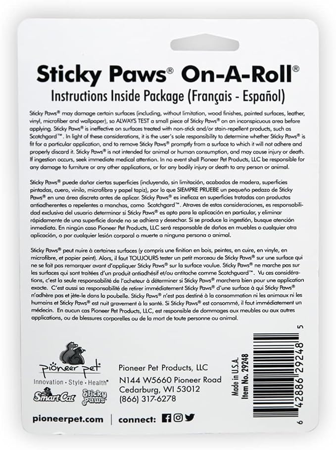 Sticky Paws Pioneer Pet Roll (32.8 feet)