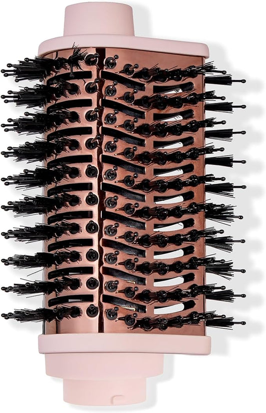 L'ANGE HAIR Multi-Volume Dryer Brush Attachment | Titanium Blow Dryer Brush Barrel for Volumizing & Styling | Tool Sold Separately | Attachment - Blush - Teardrop 65mm
