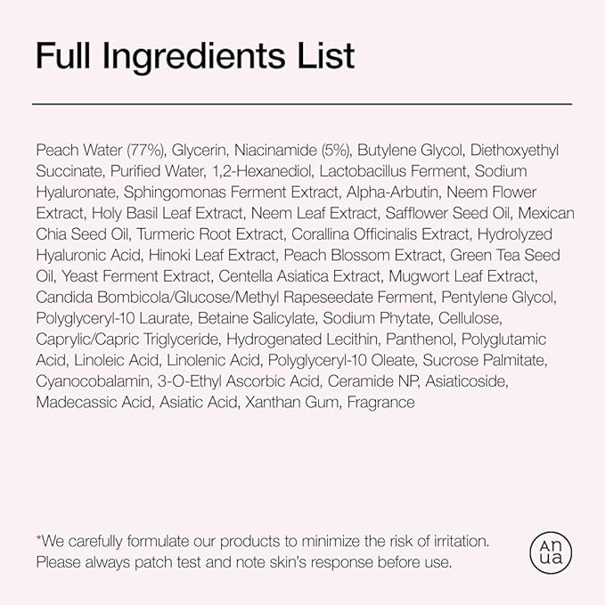 Anua Peach 70 Niacinamide Serum, Daily Glow Serum For Face, Skin Tone & Dullness Care with Vitamin B12, Lightweight, Hydrating For Glass Skin Effect, Korean Skin Care, 1.01 fl.oz
