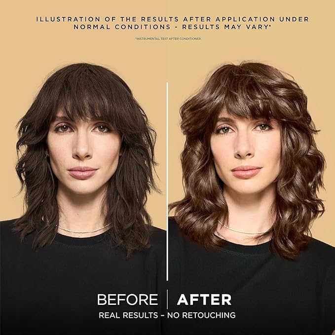L'Oreal Paris Superior Preference Luminous Fade-Defying Permanent Hair Color, Hair Dye For Up to 9 Weeks of Radiance, Medium Amber Copper Brown 5.5AM, 1 Hair Dye Kit
