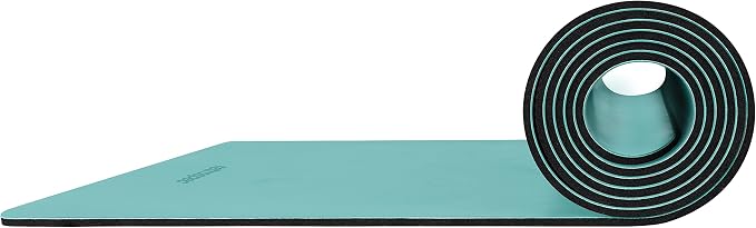 Retrospec Laguna 5mm Yoga Mat - Fitness Mat for Women, Men & Children, Slip-Resistant and Moisture Absorbing Exercise Mat for Home, Pilates, Yoga and Floor Workouts