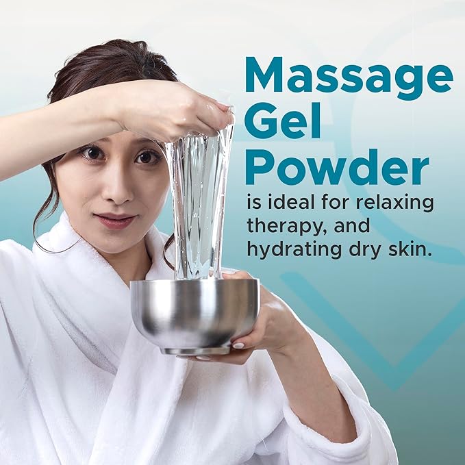 Tanaka Edition Nuru Massage Gel Powder 500g | Aloe Vera, Seaweed, Liquorice, & Green Tea | Made in Japan | Paraben & Glycerine Free | Makes 13.2 gal/ 50 Litre