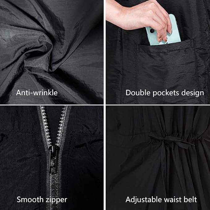DHXYZZB Grooming Smock Waterproof Workwear Barber Jackets for Women Men, Nylon Professional Dog Groomer Smock Barber Apron