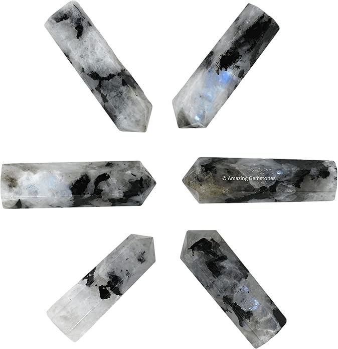 Amazing Gemstone Crystal Points Bulk Healing Crystals & Stones - Premium Single Terminated Healing Wand Point Bulk Crystals for Crafts, Crystal Grid, DIY Work