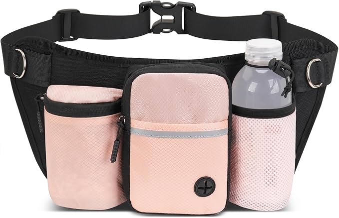 Dog Treat Pouch for Training, Pink