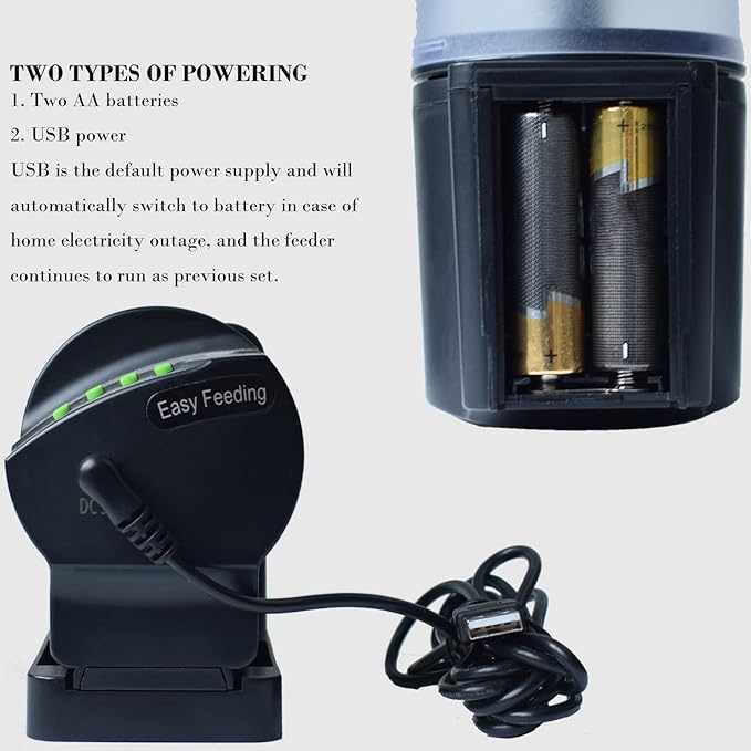 WiFi Fish Feeder Automatic Fish Feeder Automatic Dispenser | Vacation,For Aquarium and Turtle Tank, With Feeding Ring