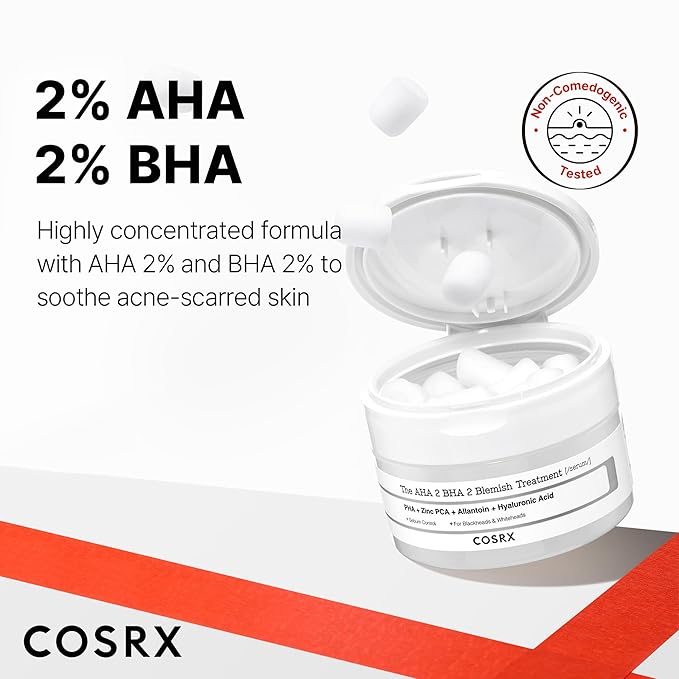 COSRX No Spot Left Behind Set - AHA 2% BHA 2% Blemish Treatment Serum + 2% Alpha Arbutin Discoloration Care Face Serum