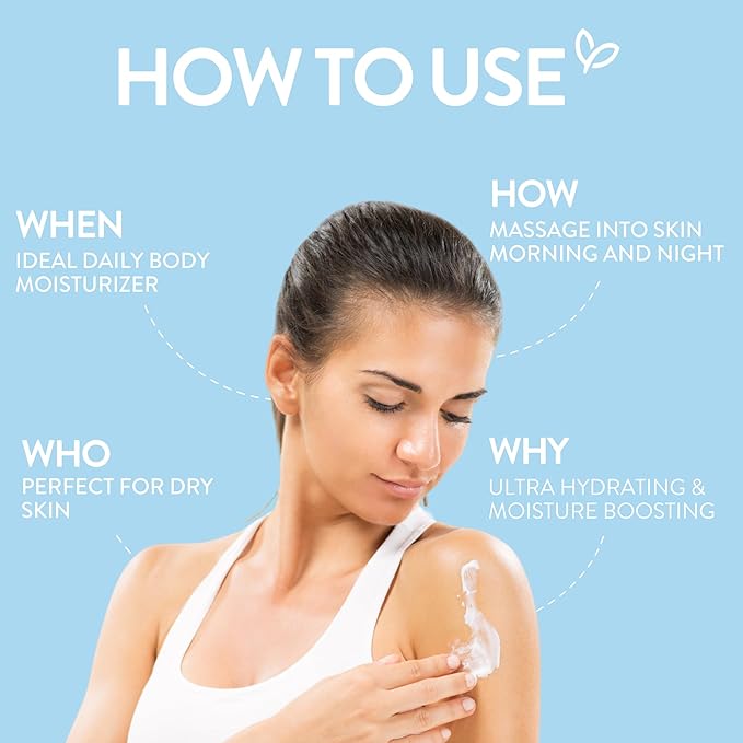 By Nature Quench Hyaluronic Acid Body Balm - Deep Hydration Moisturizer with Shea Butter & Kawakawa - Ultra Nourishing Body Cream for Dry Skin - Natural from New Zealand - 6.8 oz