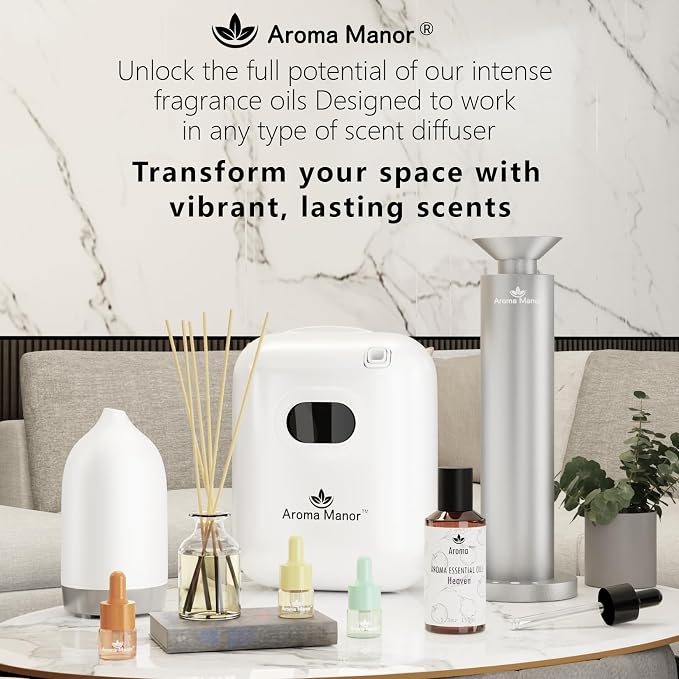 Aroma Diffuser Oil - Ocean - Aroma Fragrance Diffuser Oils, Aromatherapy Scents Neroli, Watermelon & Amber, Long-Lasting Air Fresheners, Enjoy Essential Oil Infused Atmosphere - 5.3 fl oz (150mL)