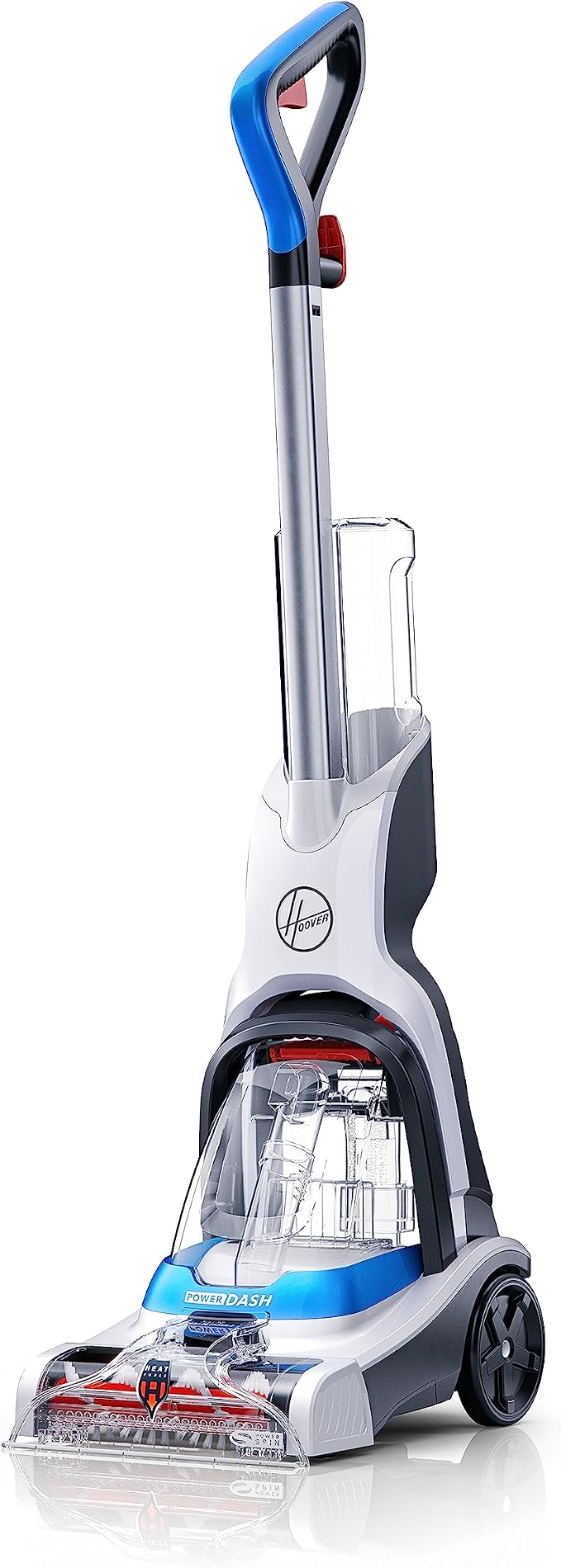 Hoover PowerDash Pet Compact Carpet Cleaner Machine, Lightweight Design | HeatForce Fast Drying, Antimicrobial Brush Roll, Pair with a Hoover Carpet Cleaner Solution