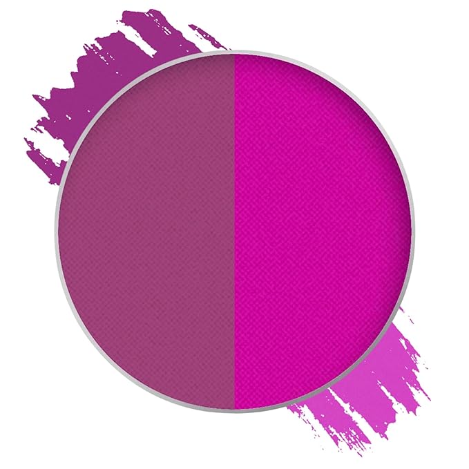 Mehron Paradise FX UV Neon Glow – Nebula – Neon Purple/Purple UV 0.25 oz | Pro Water-Activated Shimmer Paint for Raves, Costumes, SFX, Halloween, Stage, Screen, Theater & Cosplay