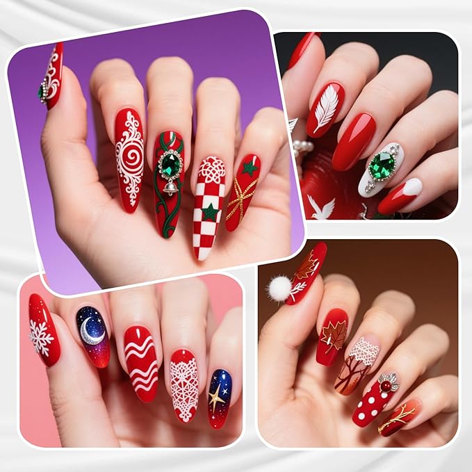 Red Nail Polish, Quick Dry Nail Polish, Streak Free, Long Last Fingernail Polish for Autumn Wedding Nails, Cozy Fall Manicure, Back to School Nail Looks, Salon Quality at Home, 0.35 fl oz
