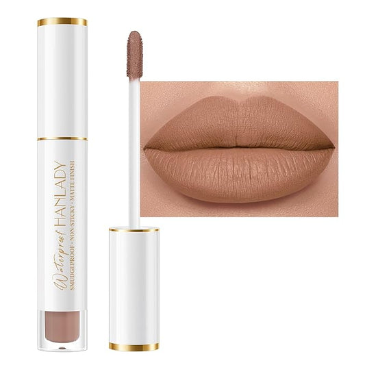 Nude Lipstick Long Lasting Lipsticks for Women Pigmented Smudgeproof Transferproof Vegan Cruelty Free Lip Makeup (A61 Sugey Girl, 1 Pack)