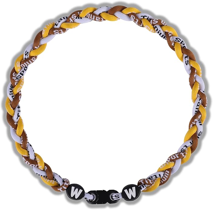 Premium 18inch Baseball Necklace w/Nylon Tri-Braided Rope Tornado Design