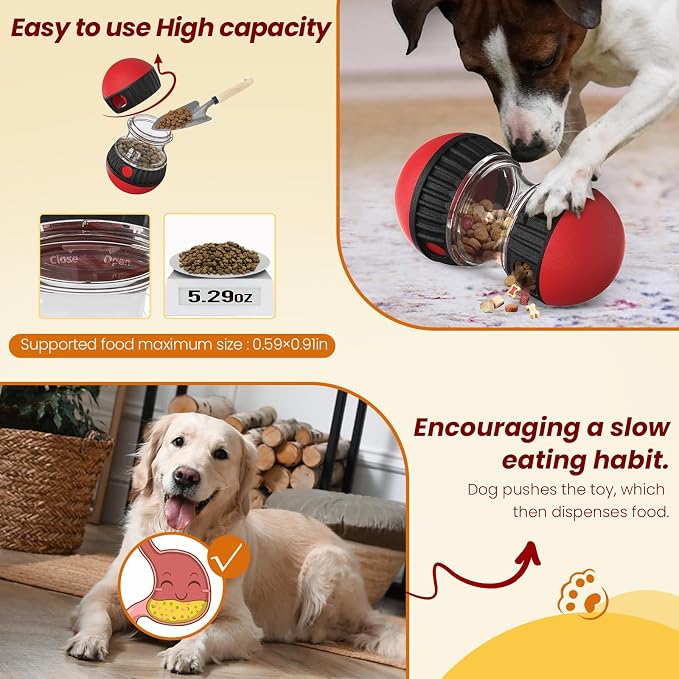 Dog Puzzle Toy, Interactive Dog Toys - Slow Feeder Puzzle Toy