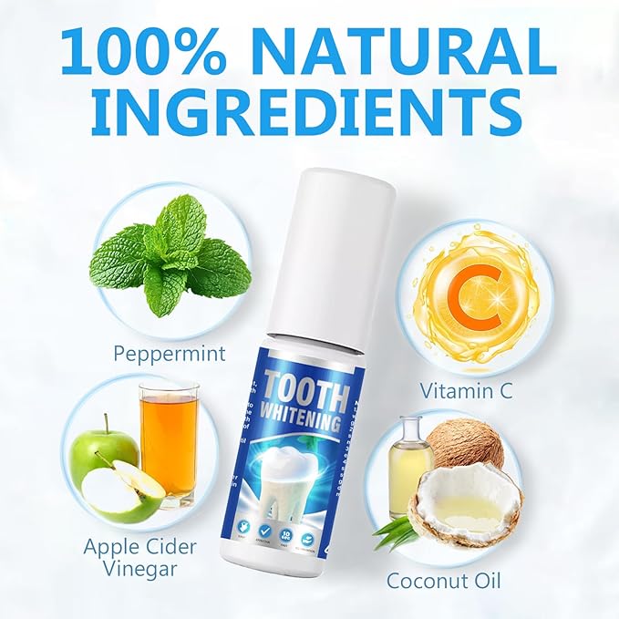 Tooth Paint, Efficient Teeth whitening Paint, Portable and Convenient, Gentle for Sensitive Teeth