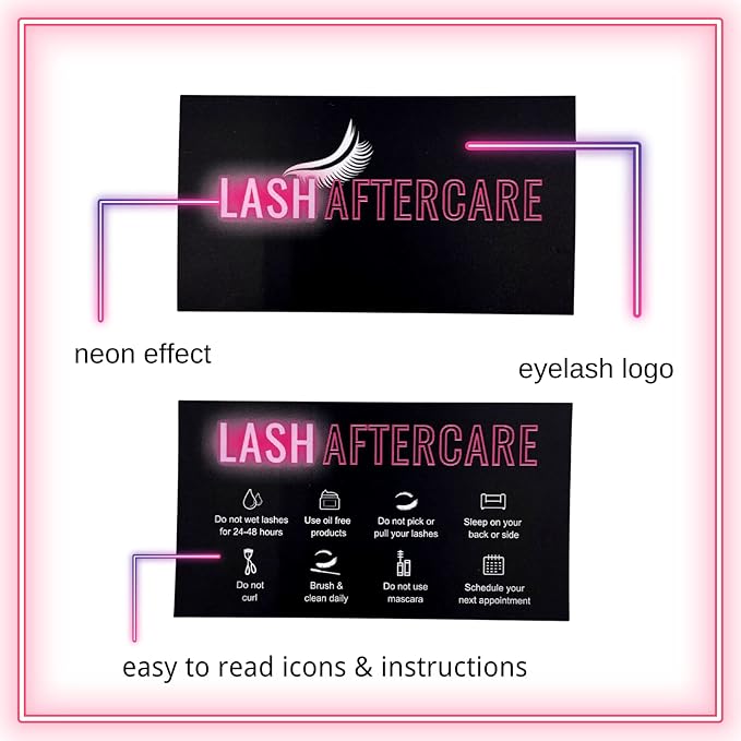 60 Pcs Lash Shampoo Bottle Brushes Kit 10 Empty Foam Pump Dispensers 10 Bath Label Stickers & Care Cards 10 Mascara Wands 10 Cleansing Brush 10 Bag for Eyelash Extensions Aftercare Branding (Black)