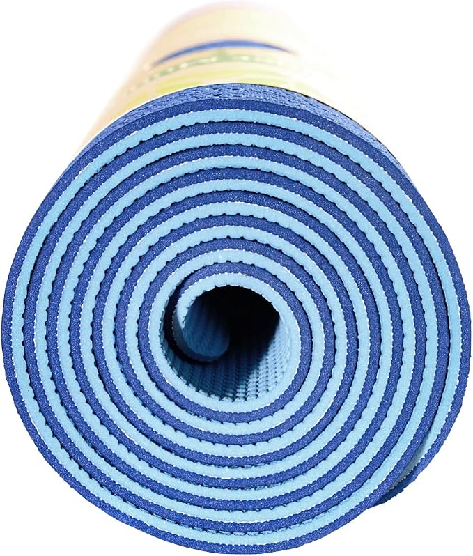 Hugger Mugger Earth Elements 5 mm Yoga Mat - Grippy Texture, Reversible, Cushion, Non-toxic Biodegradeable Material, Lightweight