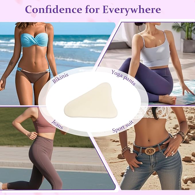 Camel Toe Concealer,Reusable Seamless Camel Toe Underwear,Invisible Frontal Wedgie Cover,Anti Cover Silicone Insert