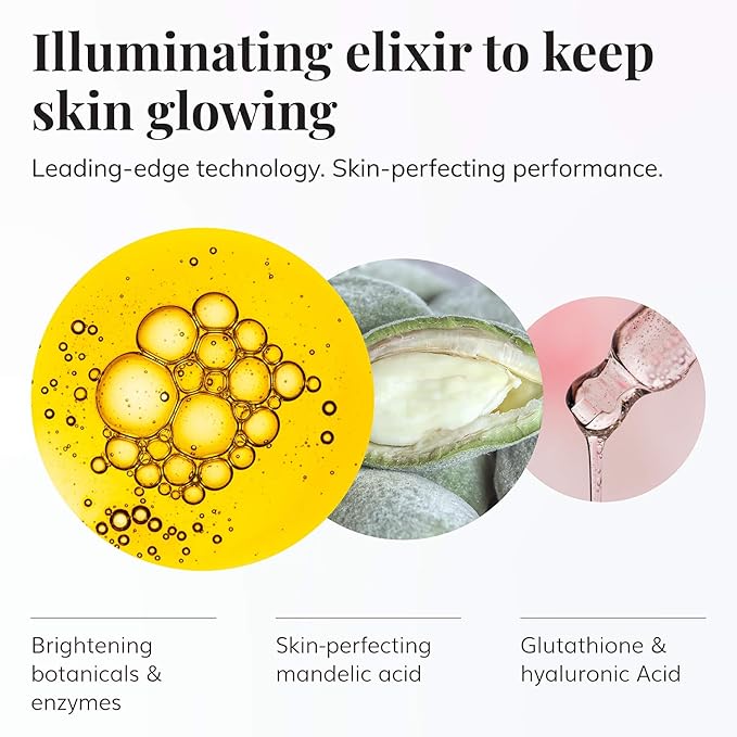 Le Mieux Illuminating Toner - Hyaluronic Acid & Witch Hazel Toner for Face, Facial Solution for Glowing Skin, Help Minimize Dark Spots & Uneven Tone, No Parabens or Sulfates (6 oz / 180 ml)
