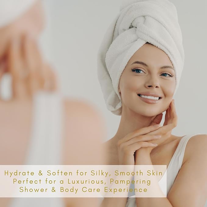 Olivia Care Nourishing Honey Almond Body Oil with Vitamin E: In-Shower Bliss for All Skin Types - 8 Fl Oz. (Honey Almond and Vitamin E)