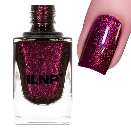 ILNP Dakota - Blackened Berry Shimmer Nail Polish