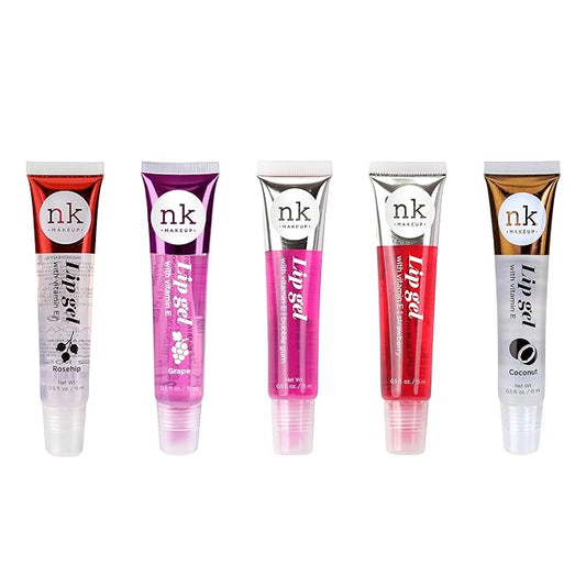 NICKA K NEW YORK Lip Gel, Hydrating, Lightweight, Glides on Effortlessly, Non Sticky Finish Lip Gel Colors (AMZ027)