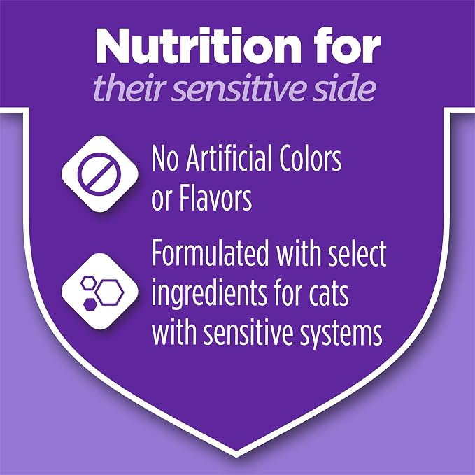 Purina Cat Chow Gentle Sensitive Stomach & Skin Dry Cat Food, 13 lb Bag