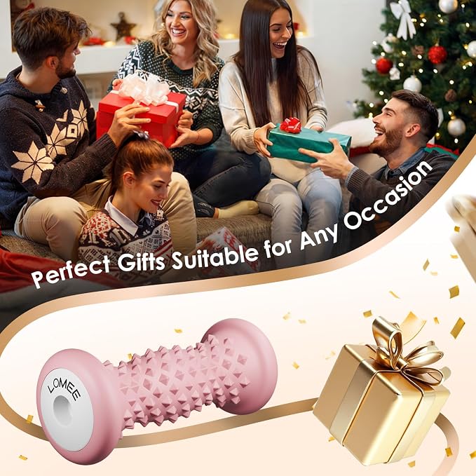 Foot Roller Massager for Plantar Fasciitis, Foot Arch and Heel Pain Relief | Deep Tissue Muscle Massage, Feet Ergonomic & Rounded Top Design