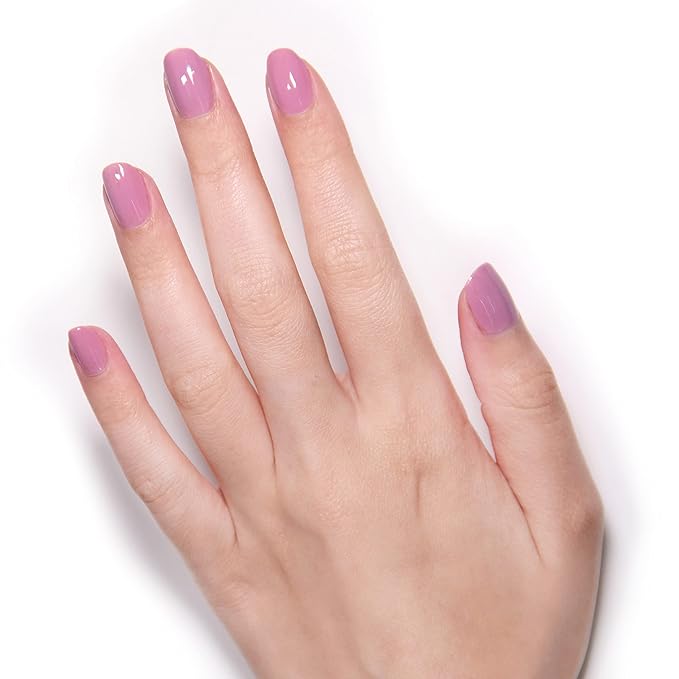 LONDONTOWN lakur Nail Polish - Chip-Resistant, Non-Toxic, Conditions & Hydrates Nails | Glossy Mauve, Plush, .40 fl oz