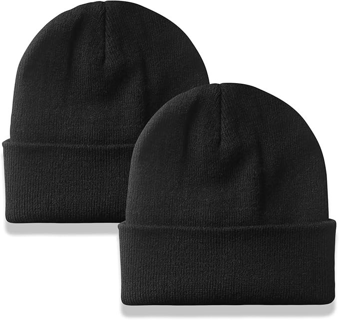 PFFY Unisex Beanie Hats for Men Women Knit Winter Beanies