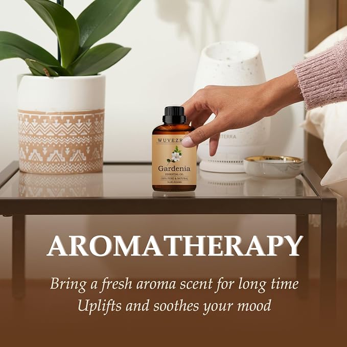 Gardenia Essential Oils 240ML, Pure Gardenia Essential Oil for Aromatherapy Diffuser - 8 Fl Oz