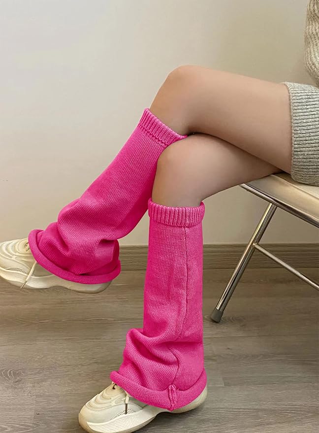 Sexybody Women's Leg Warmers Fashion Knit Warmers Long Socks Cute Y2K Kawaii Japanese Lolita Harajuku Accessories for Girls