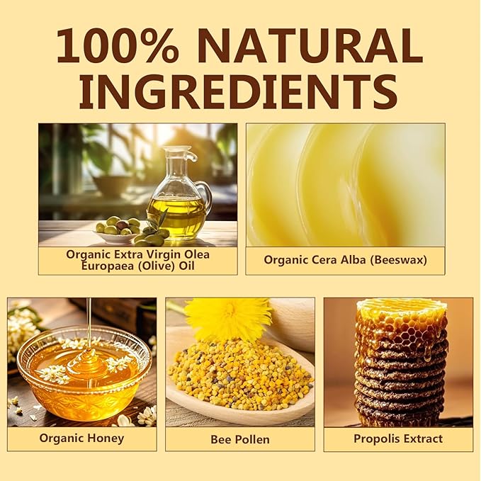 Bee Venom Skin Treatment Cream, Effective Skin Care, Bee Venom Cream with Natural Formula, Quickly Absorbing Moisturizer Suitable for All Skin Types, 2.1 fl oz