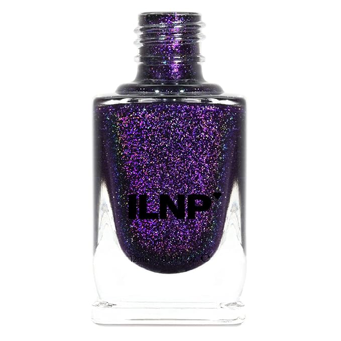 ILNP Guest List - Blackened Grape Holographic Nail Polish