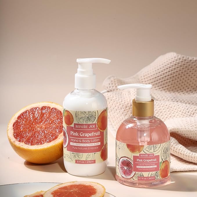 ROMIIE ZOI Daily Hand & Body Lotion with Moisturizing Shea Butter - Pink Grapefruit - 236 ML / 8 FL OZ