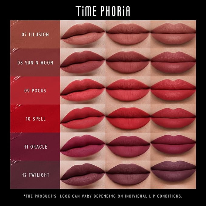 ETERNAL LIP MATTE-Long Lasting Lip Stain, Waterproof & Transferproof Lip Tint, Mask-friendly, Matte Finish Lipstick, Lightweight, High Coverage, Stocking Stuffers For Teen Girls (02 HOCUS)
