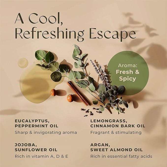 Gya Labs Soothing Massage Oil - 6.76 Fl Oz - Non-Greasy Formula for Sore Muscles, Deep Relaxation & All Skin Types - Suitable for Men & Women